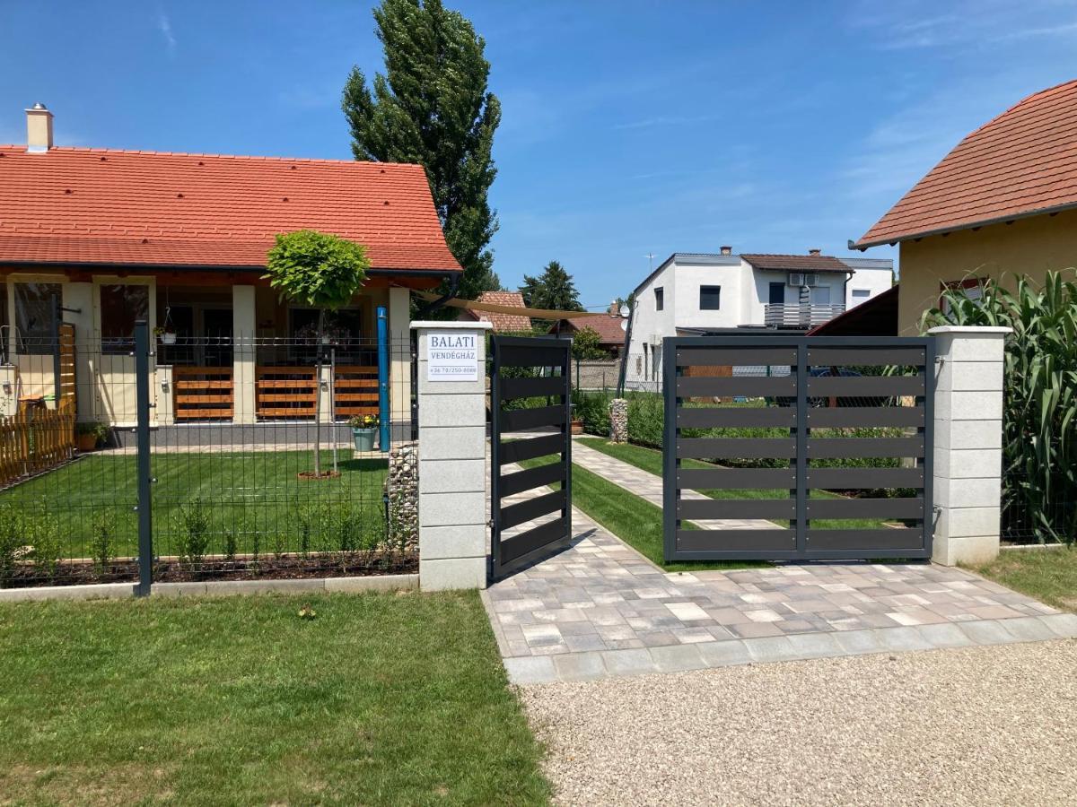 Appartamento Balati Vendégház Balatonmáriafürdő Esterno foto